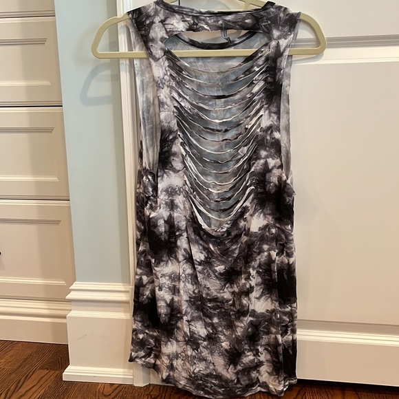 Black and white tie dye high neck dress size small - Picture 2 of 3